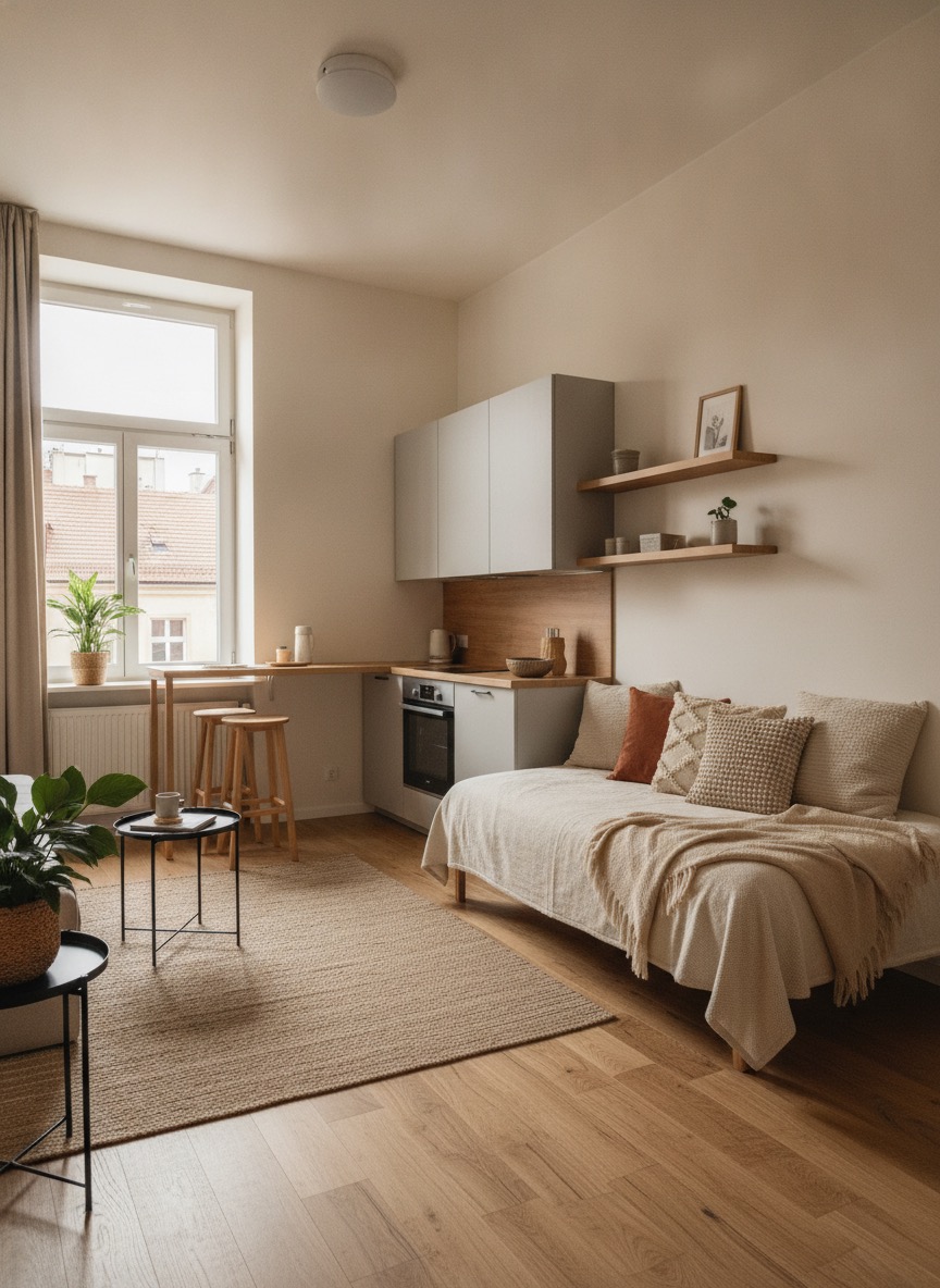 Zařízený byt 1+kk — Praha 7 — Holešovice